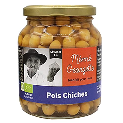 Mémé Georgette Pois Chiches Bocal, Bio, 350g