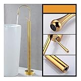 Poignée lisse : la poignée lisse et réglable offre une durabilité pour un usage quotidien. Ce robinet de baignoire à poignée unique permet un contrôle sans effort de l'eau chaude et froide, ce qui en fait un choix idéal pour une baignoire moderne. Profitez de la commodité et de la facilité d'utilisation qui améliore votre expérience de bain tout en complétant la décoration de votre salle de bain.