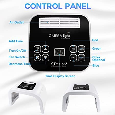 Kostech LED Face Mask, 7Color PDT LED Photon Lamp Facial Body Therapy Touch Screen Face Whitening Skin Care Rejuvenation Beauty Equipment - Image 2