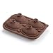 ACOOKEE Novelty American Football Gifts Ball Ice Maker Mold, 2.2" Large Sphere Round Ice Cube Mold for Cocktails, Whiskey, Bourbon, Fun Shapes Big Whiskey Ice Cube Mold Gifts