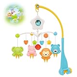 【Scatola Musicale Multifunzione】La scatola musicale include molte funzioni: musica, canzone successiva, controllo del volume, proiettore e pulsante di rotazione. La musica ha bisogno di 2 batterie AAA x (non includere)