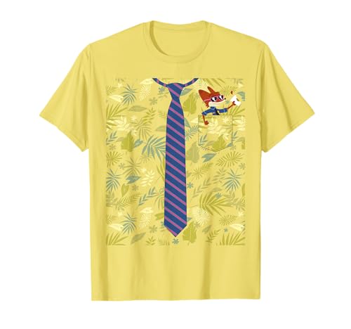 Disney Zootopia Nick Wilde Shirt and Tie Costume T-Shirt