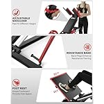 L5 Leg Press Hack Squat Machine, 30-Degree Leg Press Machine for Home Gym, Compact Hack Squat Machine with Removable Shoulder Pad, Lower Body Workout Equipment - Image 4