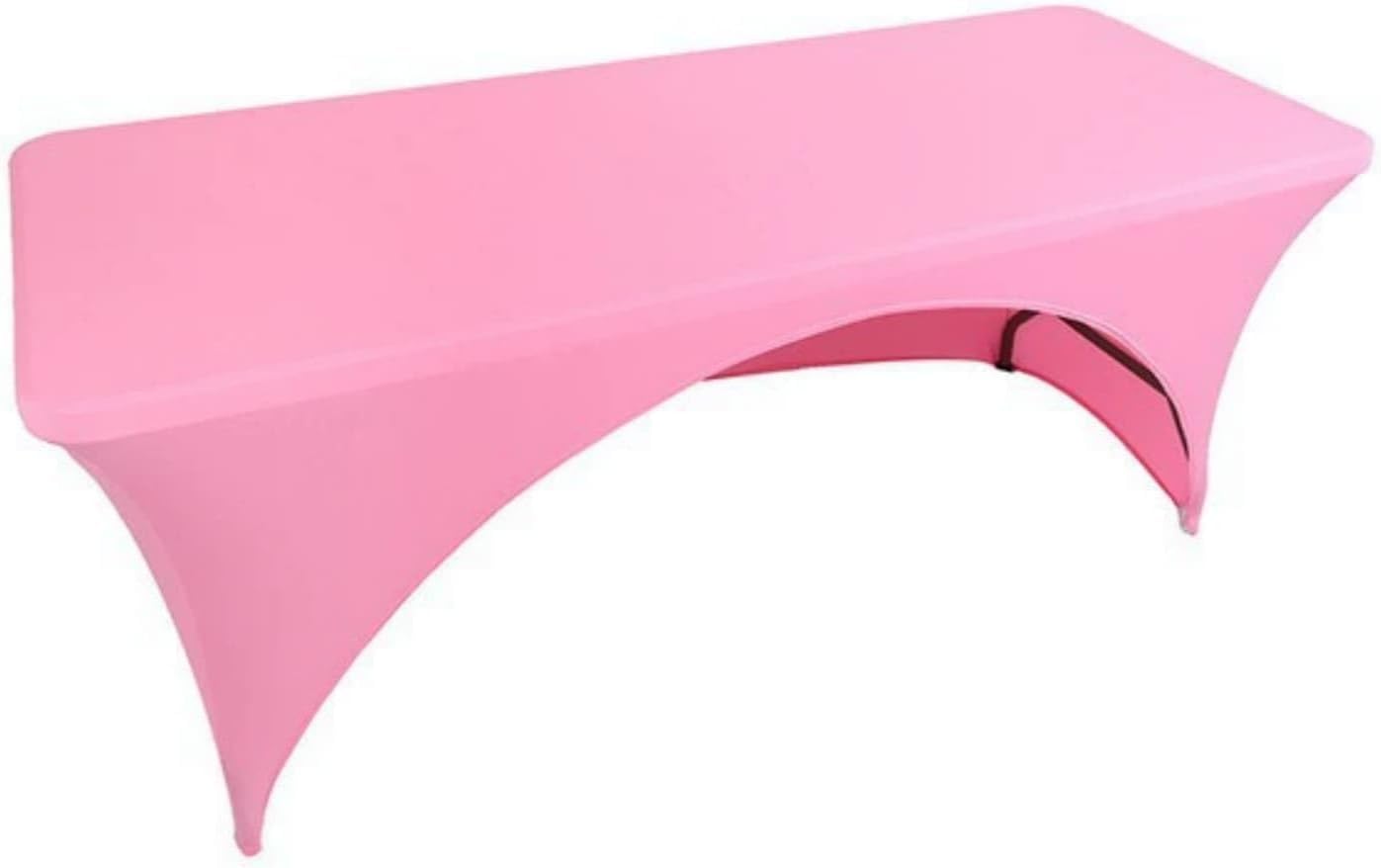 KIJyfgTR Rectangular Spandex Tablecloth – Ideal For Weddings And Birthdays(Pink,6FT 183x76cm)