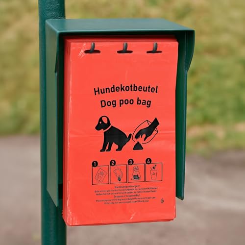 Hypafol Hundekotbeutel 1000 Stück à 20 x 50 St. I 20x 31 cm I Hundetüten aus robustem HDPE I Hygienisch, extra stark & reißfest I Mit Einhängeösen für Spender I Umweltfreundlich & nachhaltig