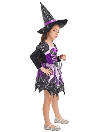 Disfraz de Bruja para Niñas con Sombrero y Bolso miniatura 4