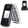 Ushining 3G Unlocked Flip Cell Phone for Senior and Kids, Easy-to-Use Big Button Cell Phone with Charging Dock, AT&T…