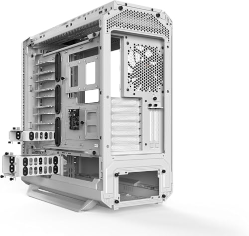 Boîtier PC Silent Base 802 Window White grand débit d'air et boîtier PC blanc insonorisé