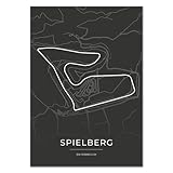 Vacentures Spielberg Rennstrecken Poster - Geschenk für 