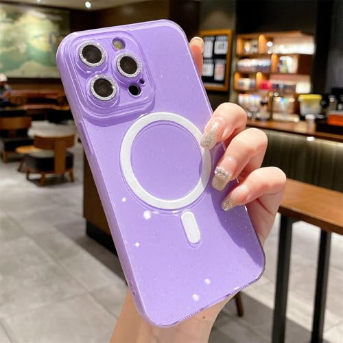 Housse silicone souple colorée avec paillettes fluorescentes néon iPhone 15 14 13 Pro Max
