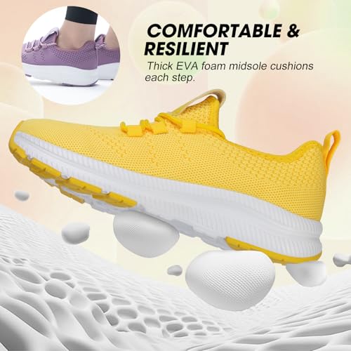 Image of ZOVE Wide Toe Box Shoes Women Extra Wide Width Sneakers Ultra Light Road Running Shoes Non-Slip Tennis Sneakers Breathable Walking Athletic