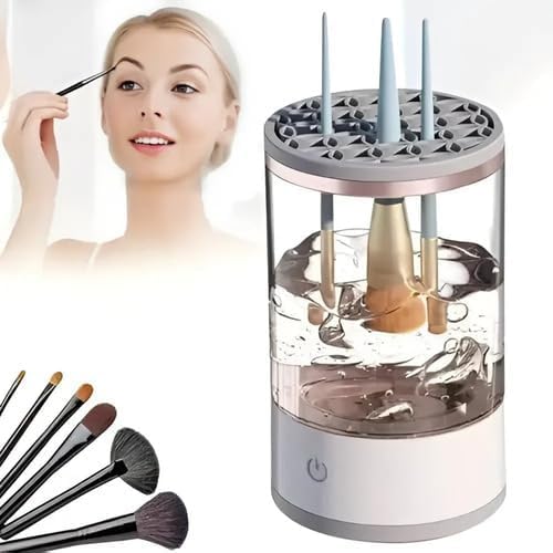 Limpador de Pincéis de Maquiagem 3 em 1 com USB