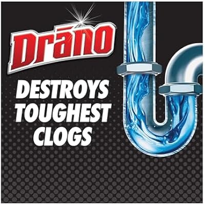 Drano Max Gel Clog Remover, Commercial Line, 128 oz