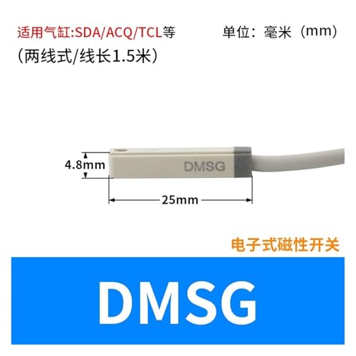 Sensor de proximidad magnético CS1-F para cilindro neumático industrial 2