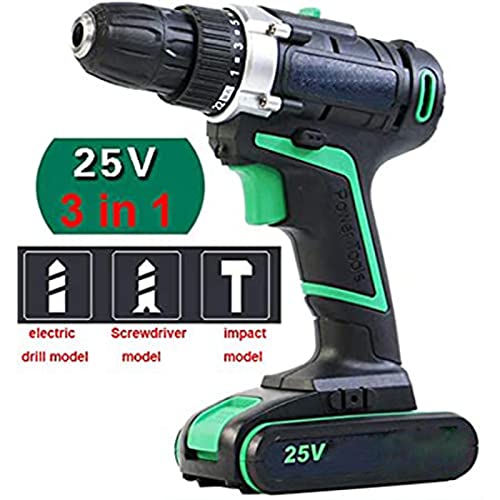 QHYXT 25-V-Schlagbohrhammer, Elektrowerkzeuge für den Haushalt, Akku-Bohrmaschine, Elektroschrauber – Bild 4