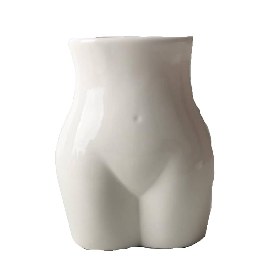 Amazon.co.jp: [COSMIC TREE] 裸体花瓶 バスト 胸 股 陶器 花瓶