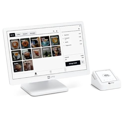 SumUp POS Lite and Solo Card Reader Bundle – All-in-One Point of Sale System with 13" Touchscreen and Integrated Payment Processing