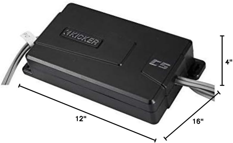Dimensions of the KICKER 46CSS674 Component System