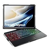 Touchpad précis-Doté d’une puce de touchpad auto-développée, l’étui clavier pour iPad Air 11 pouces (M2/M3) dispose d’un touchpad à haute précision, haute sensibilité et surface complète, compatible avec les gestes multi-touch. Éditez des documents, naviguez sur le web et créez des présentations à une vitesse inégalée – un atout pour un travail plus efficient.