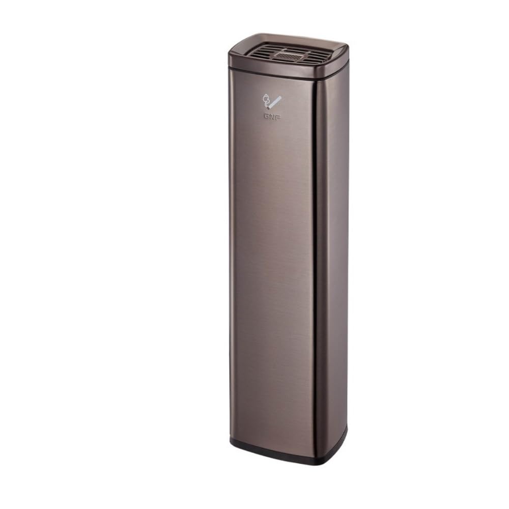 ashtrays for outside Standing Ashtray Outdoor for Patio Tall Outside Ashtrays for Cigarette Butt Receptacle Disposal Metal stand(Nero)