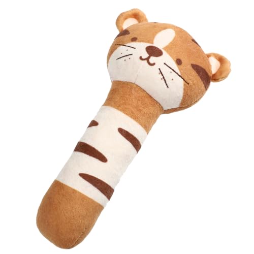 WESIEVYA トラガラガラ 幼児 赤ちゃんのガラガラ 生まれた りの男の子 ハンド グラブ センセーショナル シェイカー ベビーガラガラ ベビーミュージカル ぬいぐるみ Orange