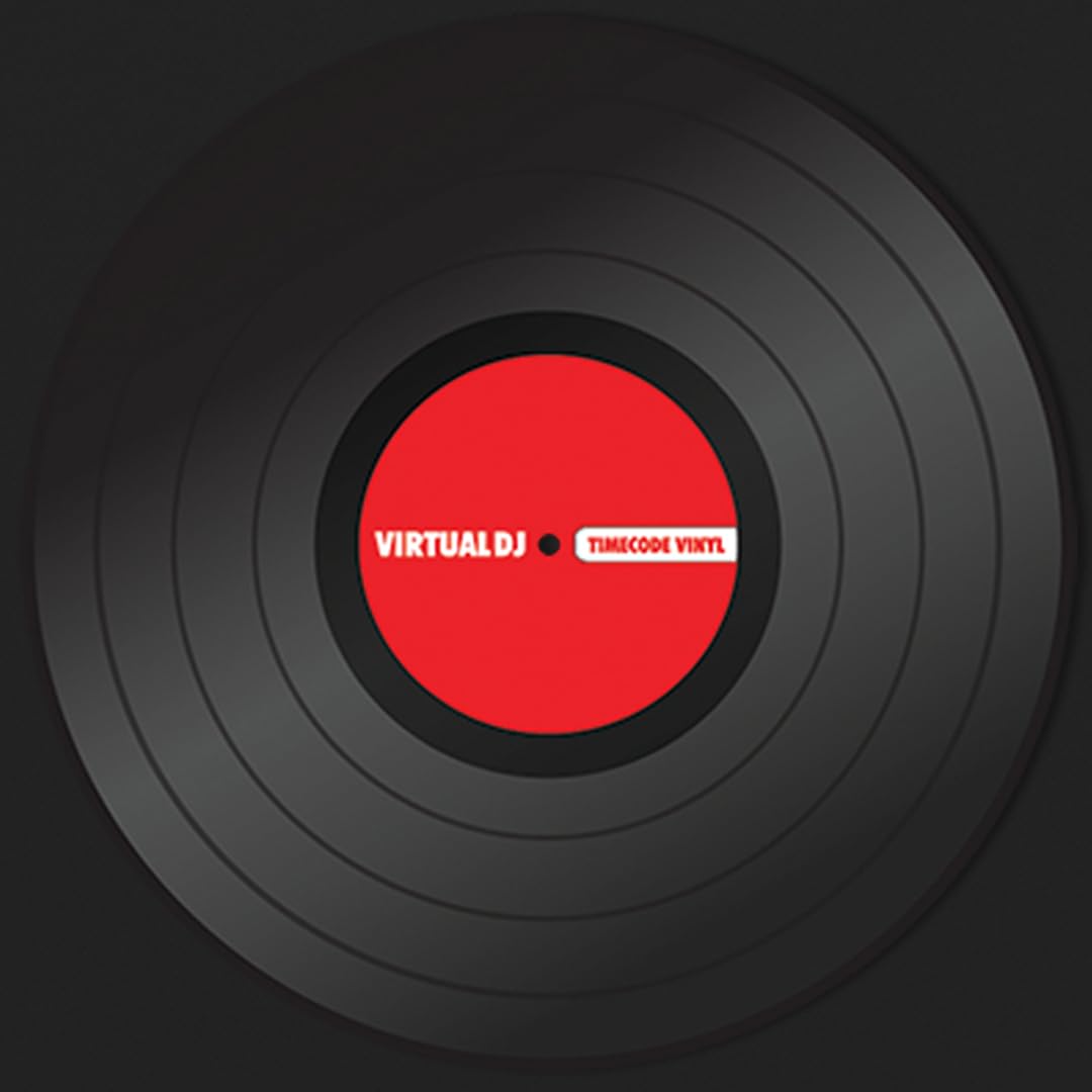 VirtualDJ Timecode Control Vinyl (Black)