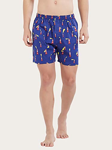 Image of XYXX Men's Remix Regular Fit Cotton Printed Boxer with Dual Pocket & No Marks Waistband (Pack of 2)