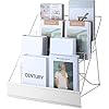 Amazon.com: Sintuff Book Display Rack 4 Tier Comic Wire Book Display ...