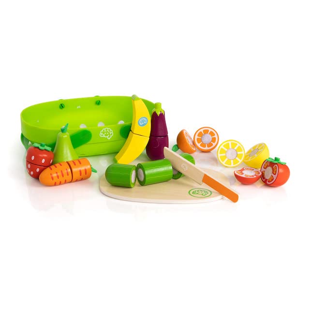 Amazon.com: Fat Brain Toys Pretendables Fruit & Veggie Basket