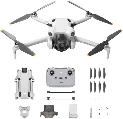 DJI Mini 4 Pro 4K HDR Folding Drone with RC-N2 Remote Kit - (Rene...