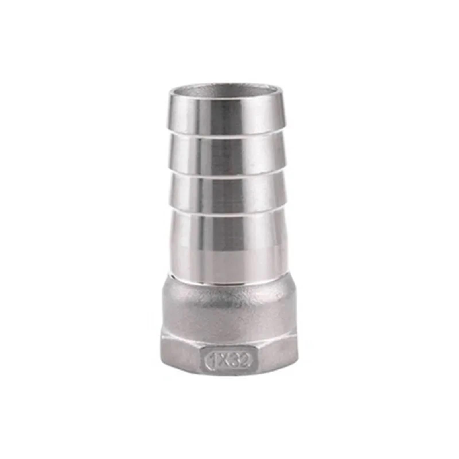 6mm 8mm 10mm 12mm 14mm 15mm 16mm 20mm Hose x 1/8" 1/4" 3/8" 1/2" 3/4" 1" Female 304 Stainless Steel Nipple Pipe Fitting(3I4 BSP - 25mm)