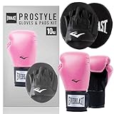 Everlast Prostyle 2 Set 10oz - Rosa Handpratzen Boxen und Boxhandschuhe Set, Box Pratzen Set für Boxtraining, Technik und Fitness