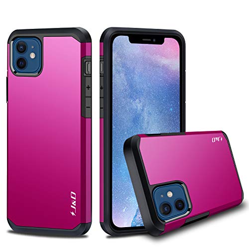 J&D Compatible para iPhone 12 Mini FundaFunda, Protección Carcasa Doble Capa Híbrida...
