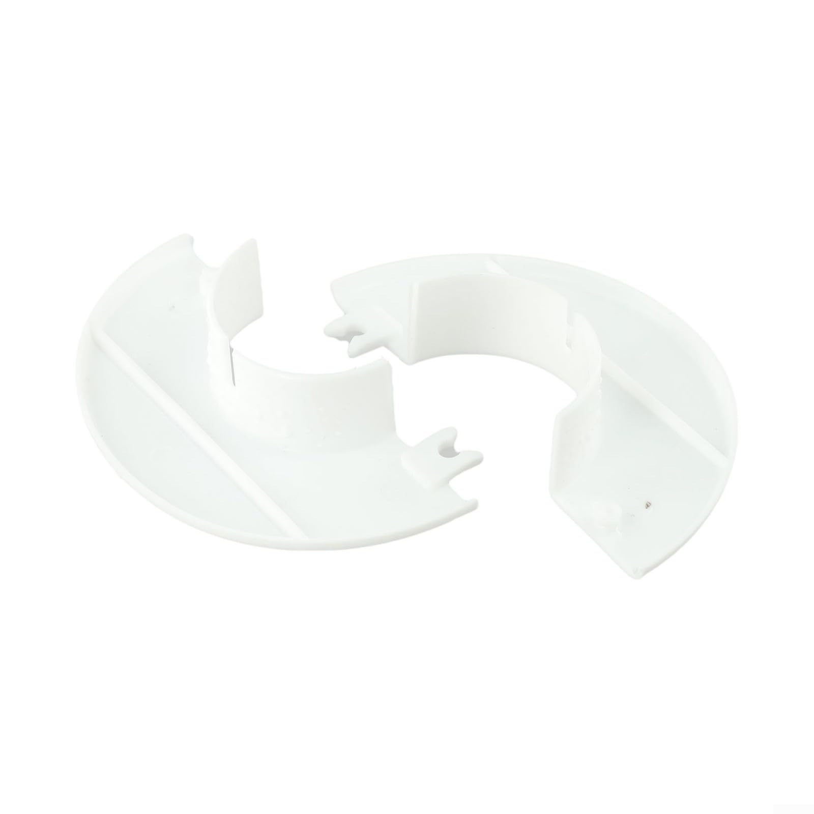 SN-TEC Abdeck Rosetten Rund Für Geländer | Rohre | Heizungen Usw. Schwarz/Weiß/Grau, Durchmesser Wählbar ! (10 Stück) (Aussen 57mm / Innen 22mm, Grau