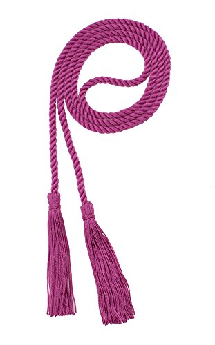 Image of Graduation Honor Cord - Fuschia - Every School Color Available - Made in USA