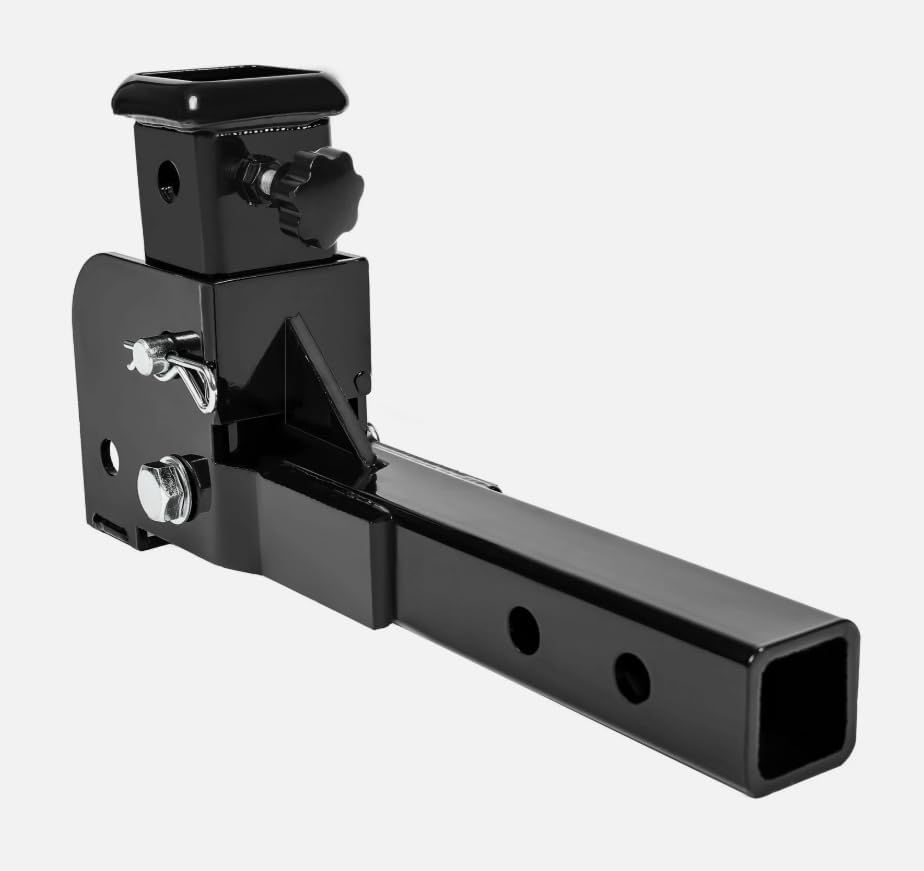 Folding 2" Trailer Hitch Mount Shank Adapter Receiver Cargo Wheelchair Carrier