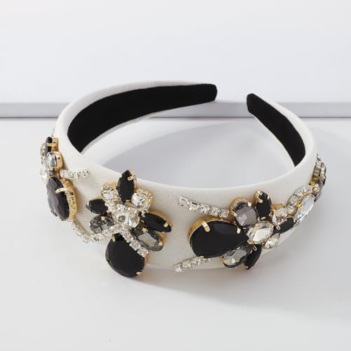 Bandeau géométrique au tempérament unique et design noir