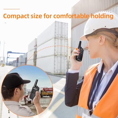 Retevis RT68 Walkie Talkies Rechargeable,Portable FRS Two-Way Radios for Adults,Heavy Duty 2 Way Radios Long Range,USB Charging Base,License Free Walkie Talkie for Road Trip Gifts Camping (2 Pack) - Image 3