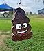 Jergrim Funny Poop Piñata 4-Piece Set perfect for Birthday Parties, Decorations, Emoticon Parties, Fun shape, Great Party Addition for kids, teens, and adults (17”X10”) Durable!