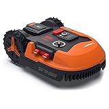 WORX Landroid Robot Mower WR147E.1 Lawn Mower up to 1000m²,Wireless Connected, Easy Installation, Mows in the Rain, Autonomous, Remote Control, Intelligent Mowing, Edge Cutting, 30-60mm Cutting Height