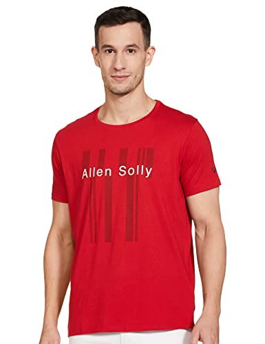 Allen Solly Mens Regular Fit T-Shirt (Alkcvsgff27254_Red 2XL) (B09VT8JQDW) Amazon Price History, Amazon Price Tracker