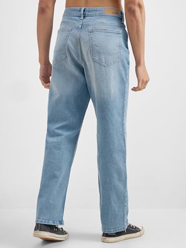 Image of Highlander Men's Straight Relaxed Fit Jeans | Stretchable | Everyday Comfort & Style| Jeans for Man|Premium Cotton Blend