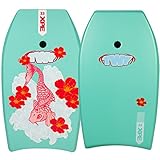 Cola creciente TWF XPE Pro Slickback Kids Bodyboard de 33 pulgadas con correa - 6 opciones de color (menta pescado)