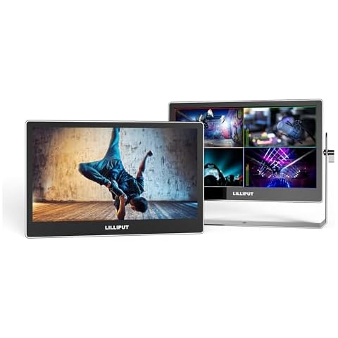 LILLIPUT 13.3" A13 OLED 4K 100000:1 Contrast and 100% DCI-P3 Color,Quad-Split,3G-SDI in&Out HDMI×4 DP×1 Broadcast Monitor Cover