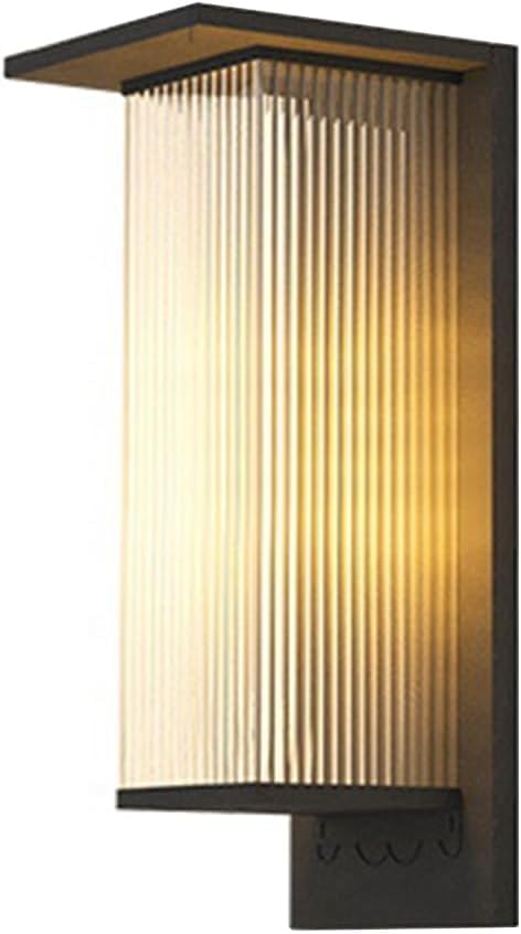 Lámpara solar de pared para exteriores, aplique LED inalámbrico impermeable para jardines, patios, caminos, iluminación de porche de bajo consumo