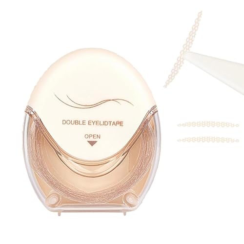 Eyelid Tape,Glue-Free Invisible Double Eyelid Sticker,Waterproof Invisible Eyelid Lift Strips,Invisible Double Eyelid Tape for Hooded Eyes,Eye Lift Tape for Hooded Droopy Lids (M Olive)