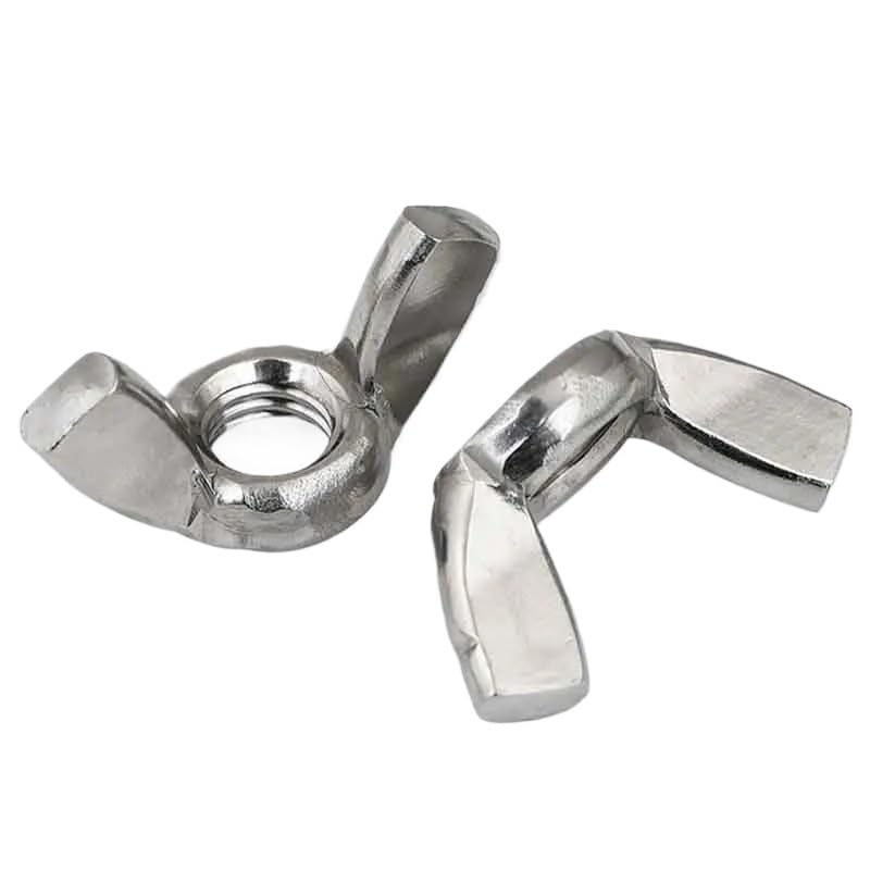 Écrous à oreilles M12 en inox 304 à serrage manuel optimal pour montage rapide
