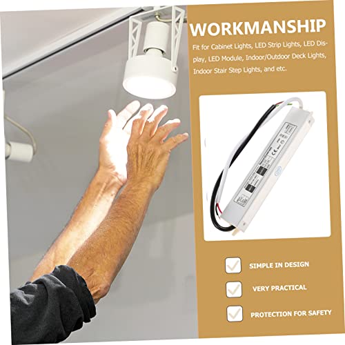 UPKOCH Adaptador Dc De Driver De LED 2 Peças Plugue De LED Adaptador De 12V Para Tomada De Parede Ad