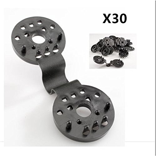 30 clips de fijación para mallas de ocultación de 90 a 350 g/m2 (Bolsa de 30 unidades)