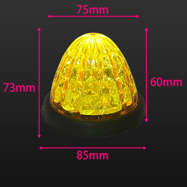 Amazon.co.jp: Wellvie classy サイドマーカー 10個セット LED 24V